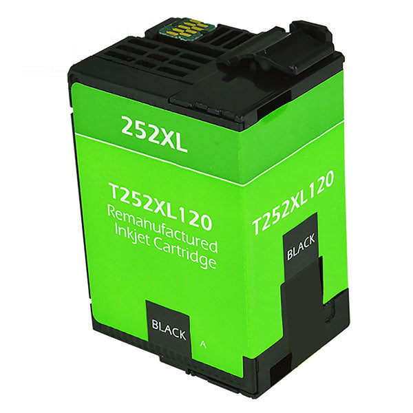 Remanufactured Epson 252XL BLACK  InkJet Cartridge
